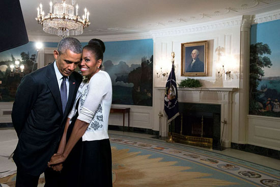 الزوجان فى البيت الأبيض 2015